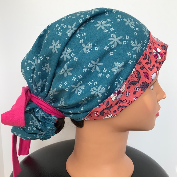 Scrub CAP/HAT *Reversible *Long Ties NWOT - Picture 3 of 15